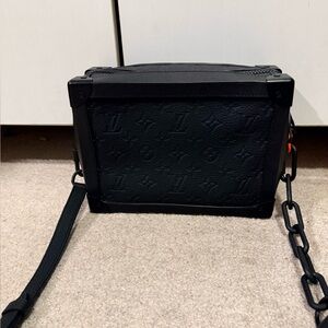 Authentic Louis Vuitton Virgil Abloh
Black Monogram Empreinte
Soft Trunk